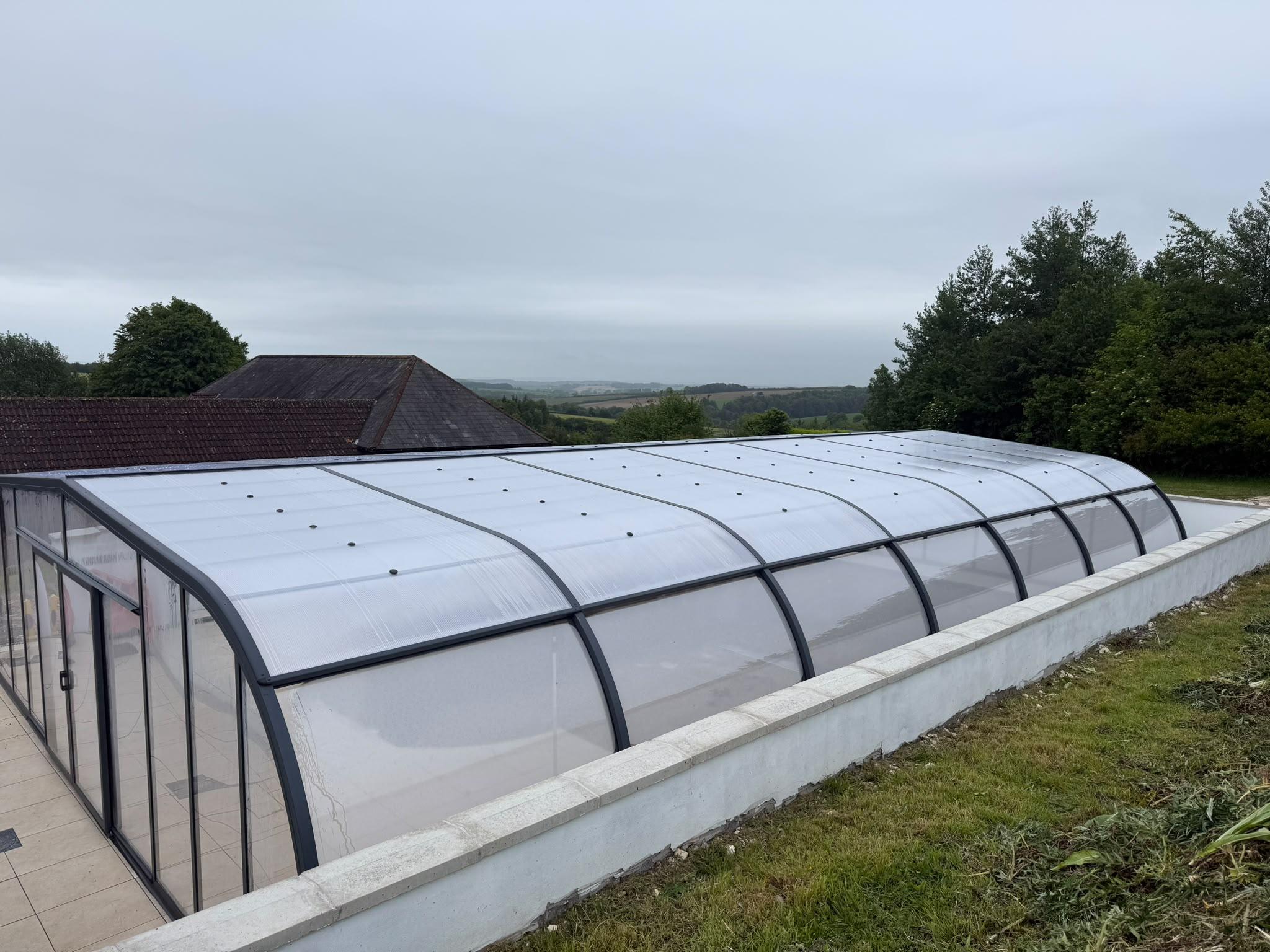 Low Profile Pool Enclosure